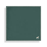 Rocking Horse Text Knit Blanket in Cotton