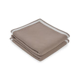 Tex Knit Blanket with Double Border in Cotton