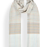 Checkered Stripe Border in Merino