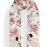 Flower Blossom in Wool Silk