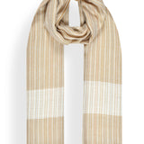 Broken Twill Stripe in Merino