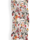 Coral Pearls in Wool Silk