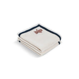 Tex Knit Double Border Baby Blanket in Cotton