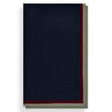 Medium Twill Blanket with Double Border in Merino