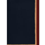 Medium Twill Blanket with Double Border in Merino