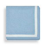 Tex Knit Double Border Baby Blanket in Cashmere