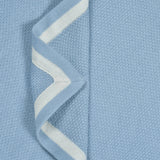 Tex Knit Double Border Baby Blanket in Cashmere