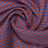 Houndstooth Stole with Knitted Selvedge in Merino