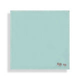 Trunk March Text Knit Blanket in Cotton