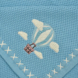 Dreamy Skies Text Knit Blanket in Cotton