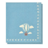 Dreamy Skies Text Knit Blanket in Cotton