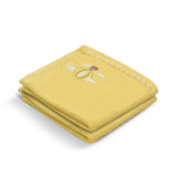 Dreamy Skies Text Knit Blanket in Cotton