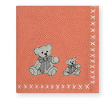 Bear Buddies Text Knit Blanket in Cotton