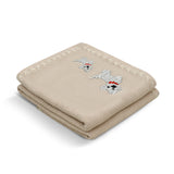 Tiny Tails Text Knit Blanket in Cotton