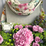 Butterflies Trail in Wool Silk