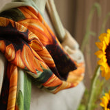 Sunflower Song in Wool Silk