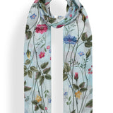 Flowery Belt in Wool Silk