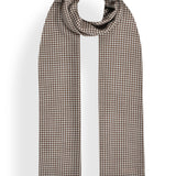 Houndstooth Stole in Cashmere