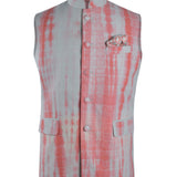 Lobster Nehru Jacket in Linen