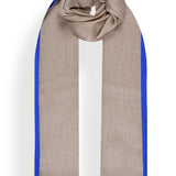 Cashmere Gauze Stole with Knitted Selvedge in Cashmere