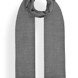 Houndstooth Stole in Cashmere