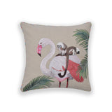 Flamingo Safari in Cotton Linen