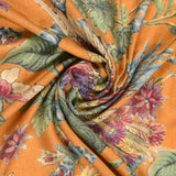 Bird Print Stole in Shahbano Twill