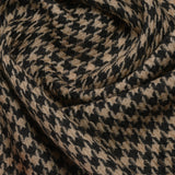 Houndstooth Stole with Piping Border