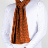 Houndstooth Stole in Cashmere