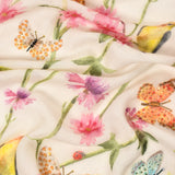 Wings to Fly Print in Wool Silk