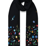 Floating Flowers in Merino