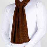 Houndstooth Stole in Cashmere