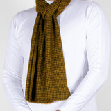 Houndstooth Stole in Cashmere