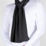 Houndstooth Stole in Cashmere