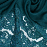 Lace Insertion in Cashmere