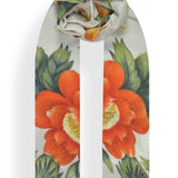 Botanical Flowers in Wool Silk