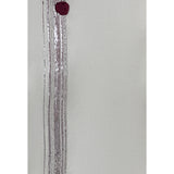 Stripe with Rose in Cashmere Silk