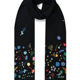 Floating Flowers in Merino